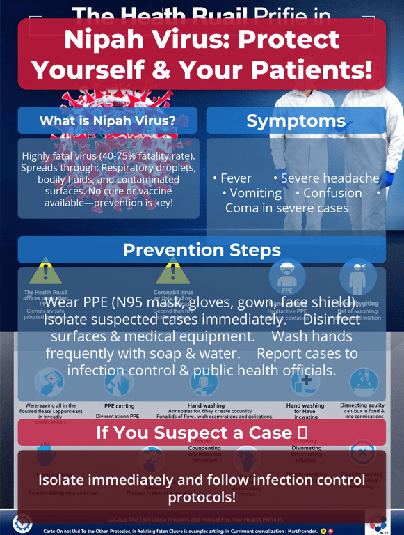 Nipah Virus Alert: Stay Safe, Save Lives!