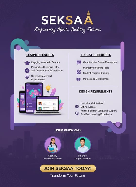 SEKSAA E-Learning Platform Overview
