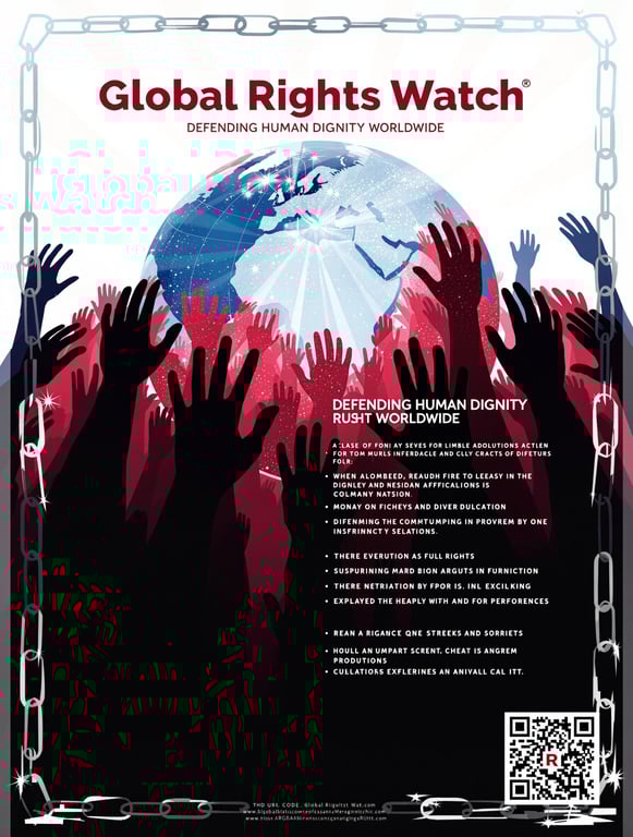 Global Rights Watch Poster