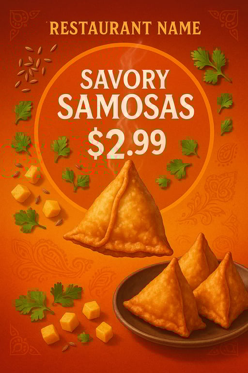 Samosa Sensation: A Circle of Flavor