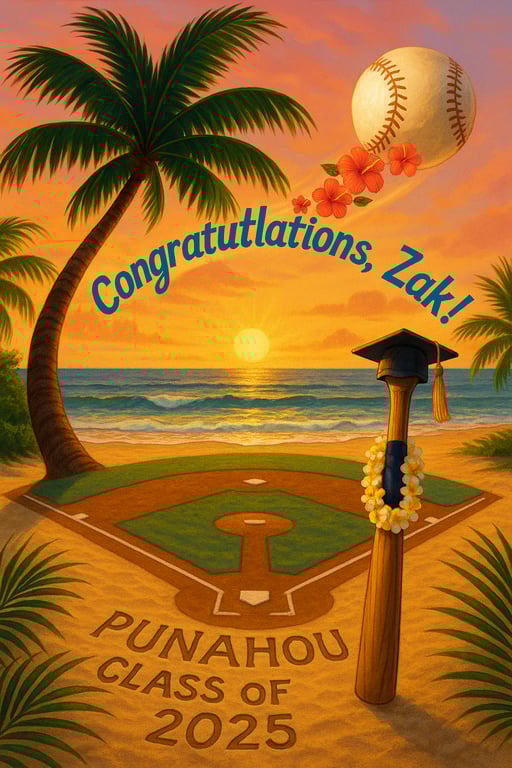Aloha to Success: Zak's Grad Celebration!