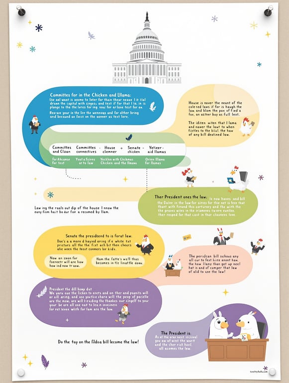 The Chicken & Llama Act: How a Bill Becomes a Law!
