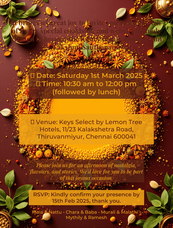 Spice & Stories: A Culinary Tribute