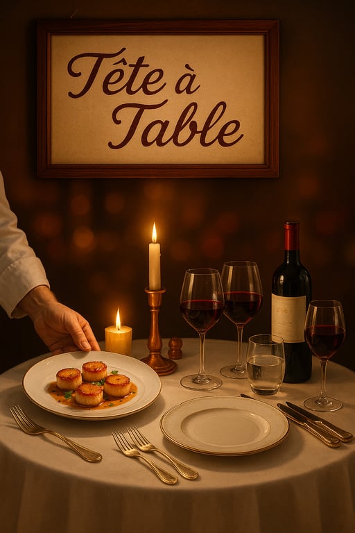 Tête à Table: Exclusive Dinner Experience