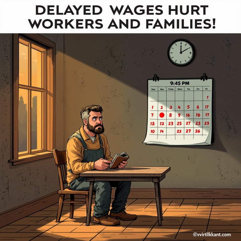 Delayed Wages: The Silent Struggle