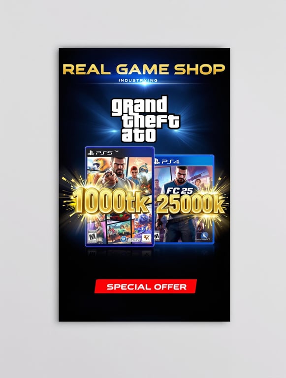 Mega Gaming Sale at Real Game Shop BD