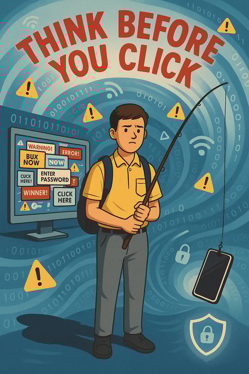 Think Before You Click: A Cautionary Tale