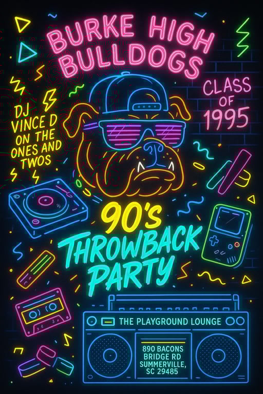 Burke High School 90's Throwback Bash!