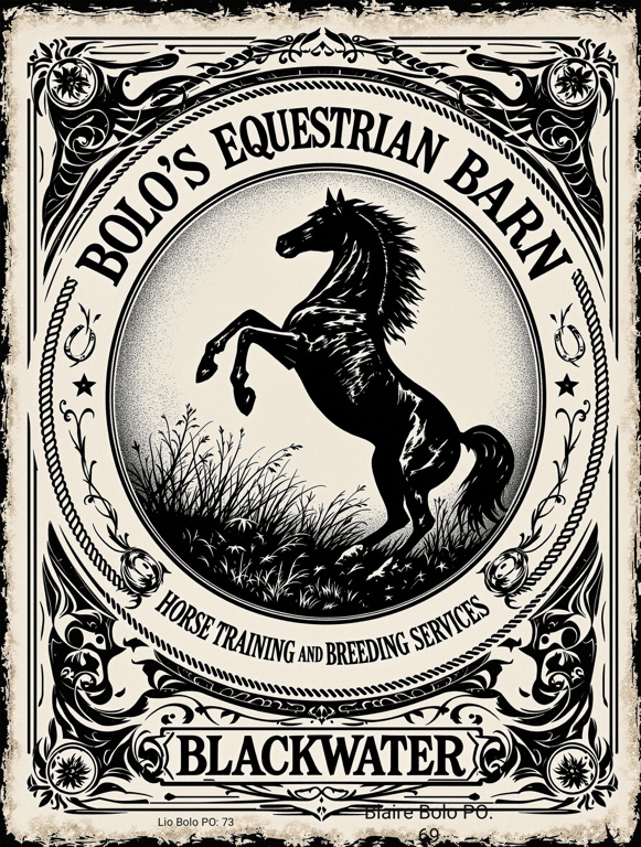 Bolo's Equestrian Barn Advertisement
