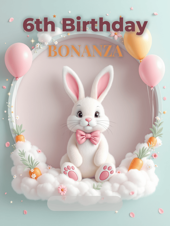 Bunny Birthday Bash: 6th Birthday Bonanza!
