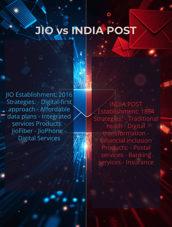 Dueling Giants: Jio vs. India Post