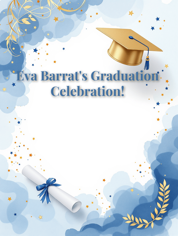 Cheers to Eva's Graduation!