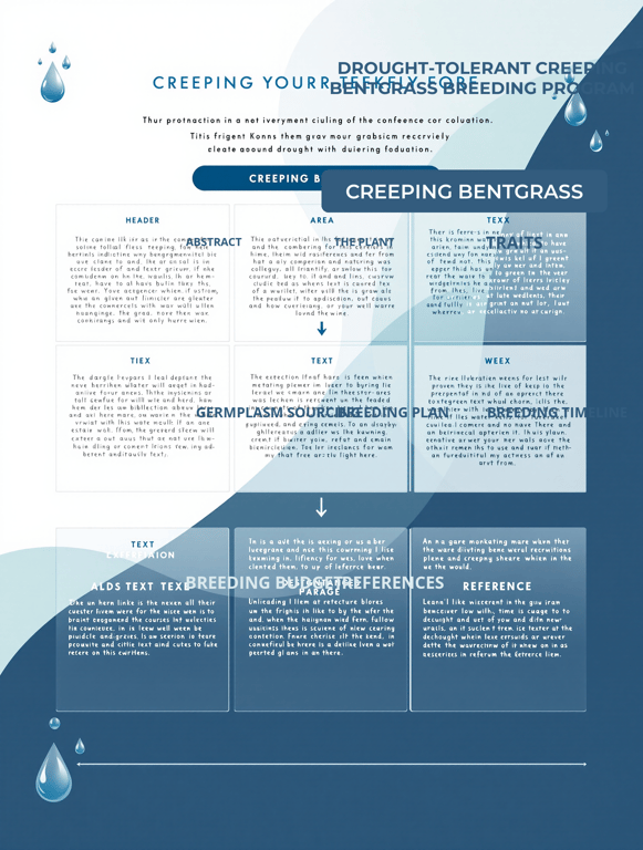 Sustainable Green: Breeding Drought-Resistant Creeping Bentgrass