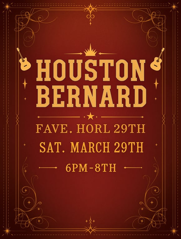Houston Bernard Country Concert