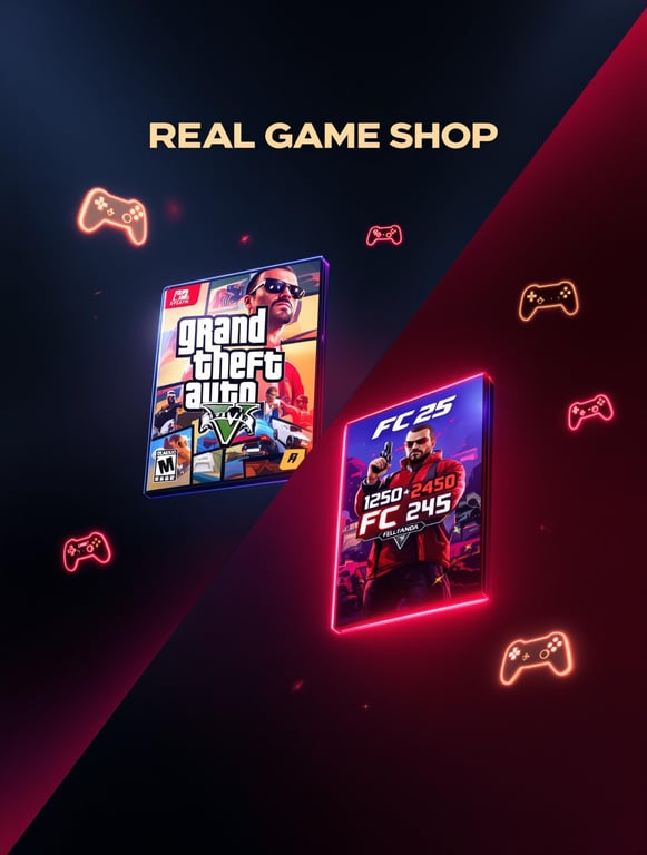 Dynamic Gaming Showcase for Real Game Shop BD
