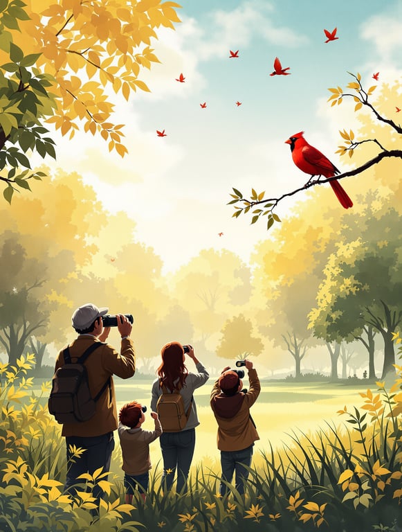 A Stroll Through Feathers: The Birdwatcher's Retreat