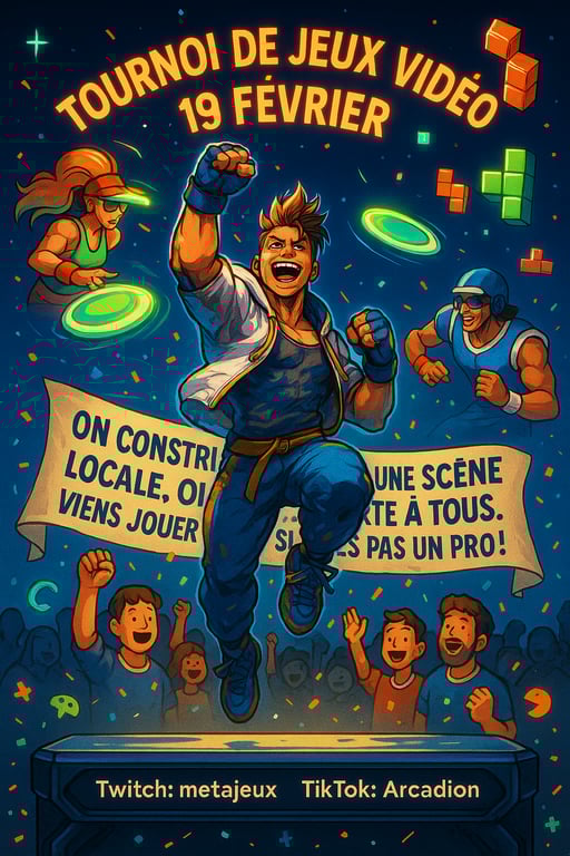 Tournoi de Jeux Vidéo : Esport Pour Tous!