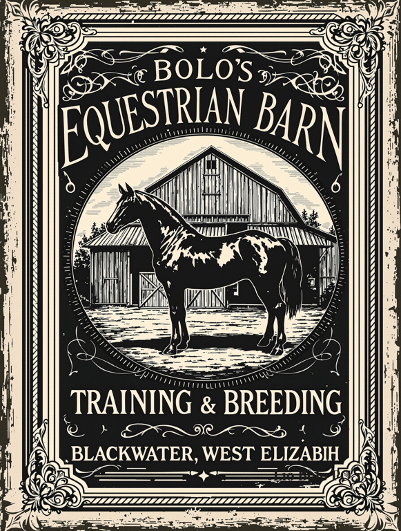 Bolo's Equestrian Barn Advertisement