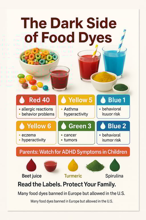 The Truth Behind Food Dyes: A Cautionary Tale