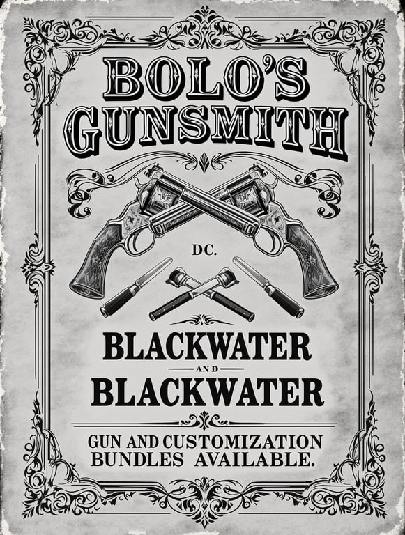 Bolo's Gunsmith Advertisement