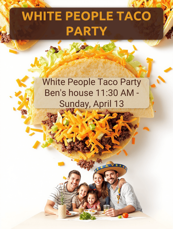 Taco 'Bout a White Party!