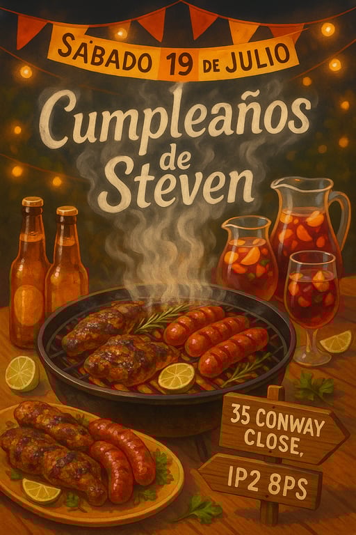Sizzling Summer Celebration for Steven!