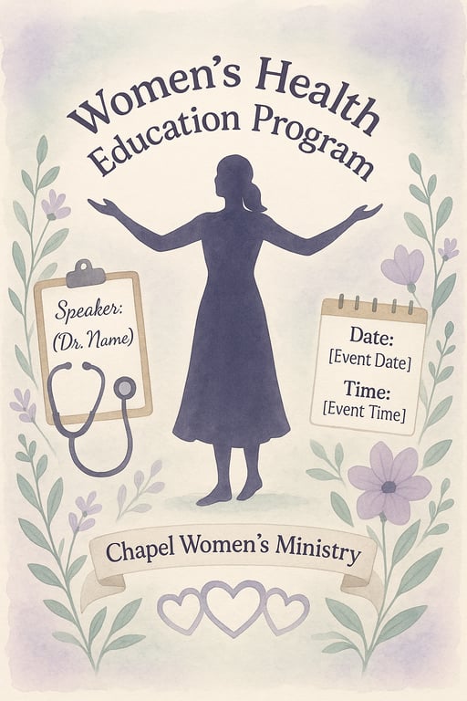 Empower Your Wellness: Women's Health Education Program