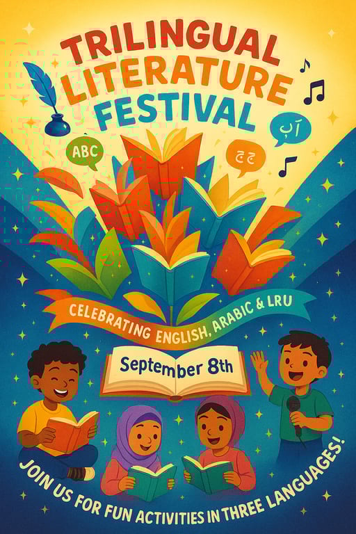 Celebrate Words: The Trilingual Literature Festival