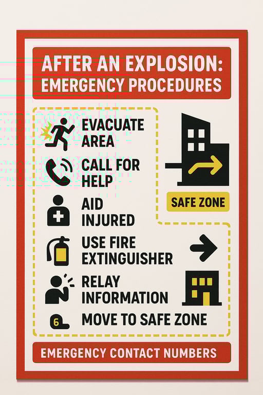 After the Blast: Steps to Safety