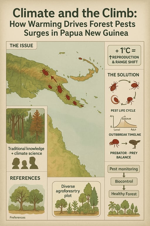 Pests on the Rise: Climate Change and Forest Vulnerability in Papua New Guinea