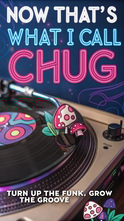 90s Neon Vinyl Party Cover