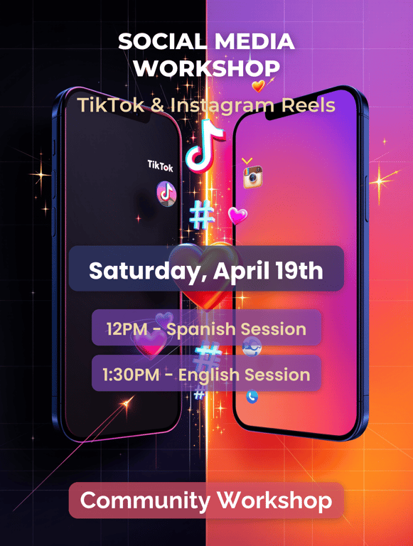 ¡Crea y Comparte! Taller de TikTok e Instagram Reels