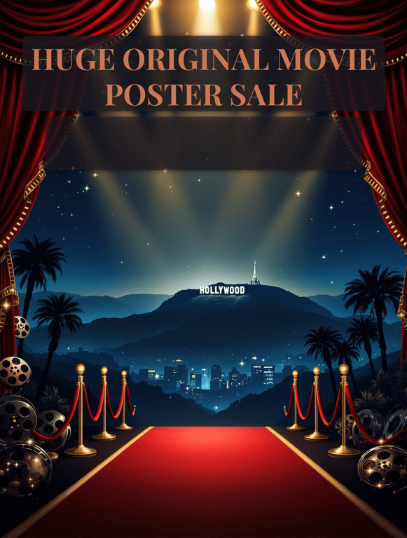 Decades of Cinema: Iconic Movie Poster Sale
