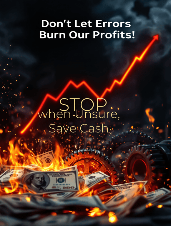 Don't Let Errors Burn Our Profits!