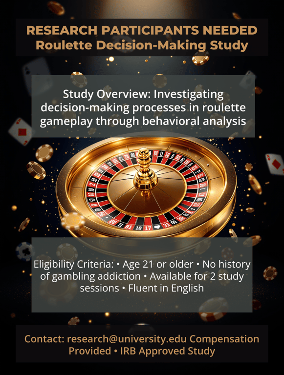 Spin Your Luck: Insights from Roulette Research