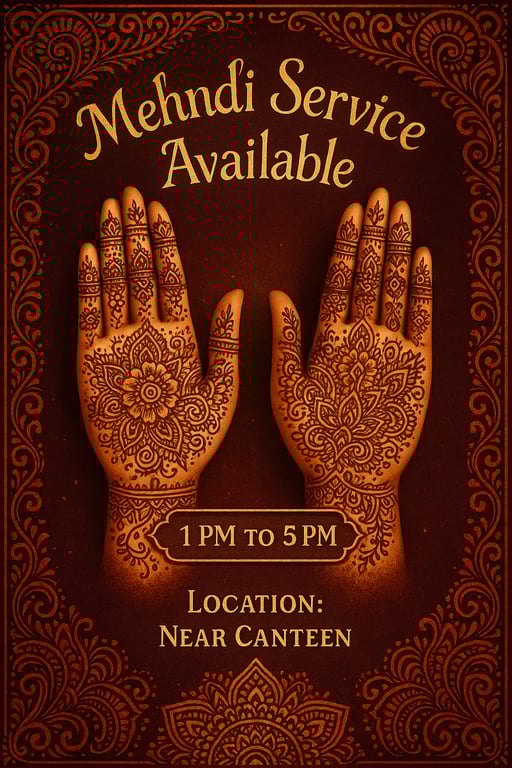 Mehndi Magic Awaits!