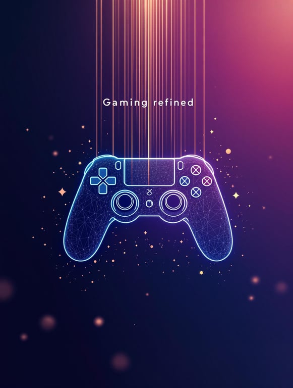 Gaming Refined - An Elegantly Minimalist Art Piece