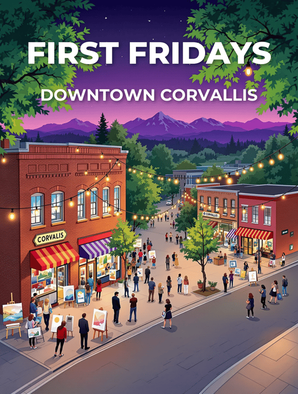 First Fridays: Art & Music in Corvallis!