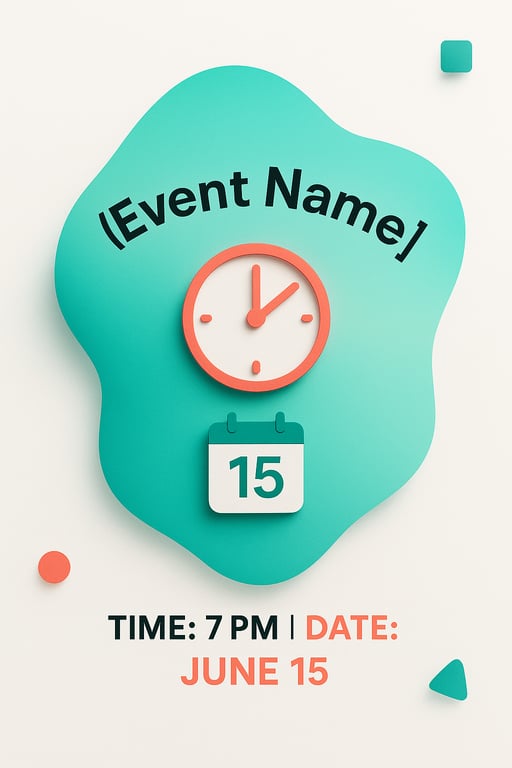 Educational Information - Event Announcement Posters