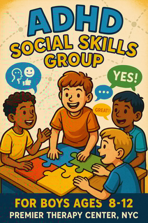 Unlocking Social Success: ADHD Skills Group for Kids