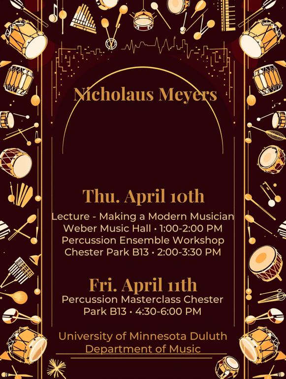 Percussion Powerhouse: A Weekend of Rhythm at U of M Duluth