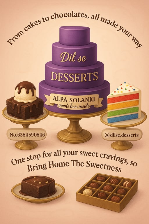 Sweet Moments with Dil se DESSERTS