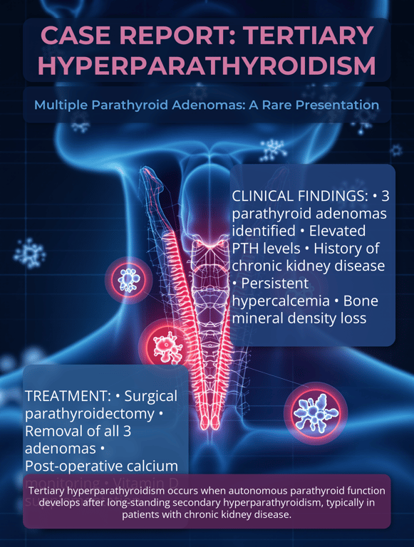 Unraveling the Mystery: Triple Threat of Parathyroid Adenomas