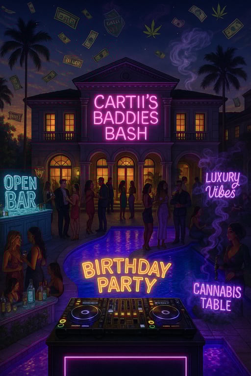 Cartii's Baddies Bash: A Project X Party!