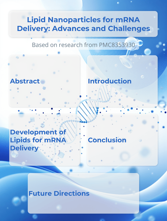 Innovative Lipid Solutions: Revolutionizing mRNA Delivery