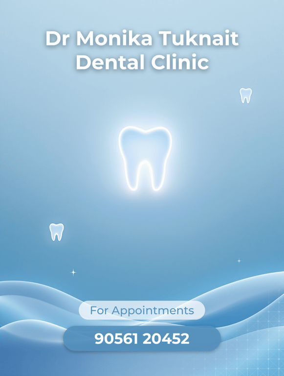 Smile Bright at Dr. Monika Tuknait Dental Clinic!