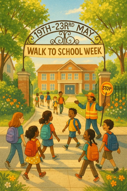 Step into School: Walk to School Week