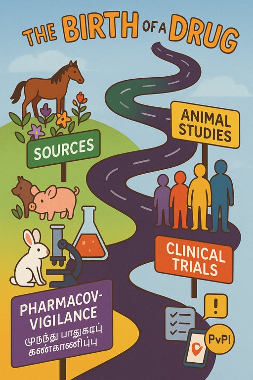 The Colorful Journey: Birth of a Drug