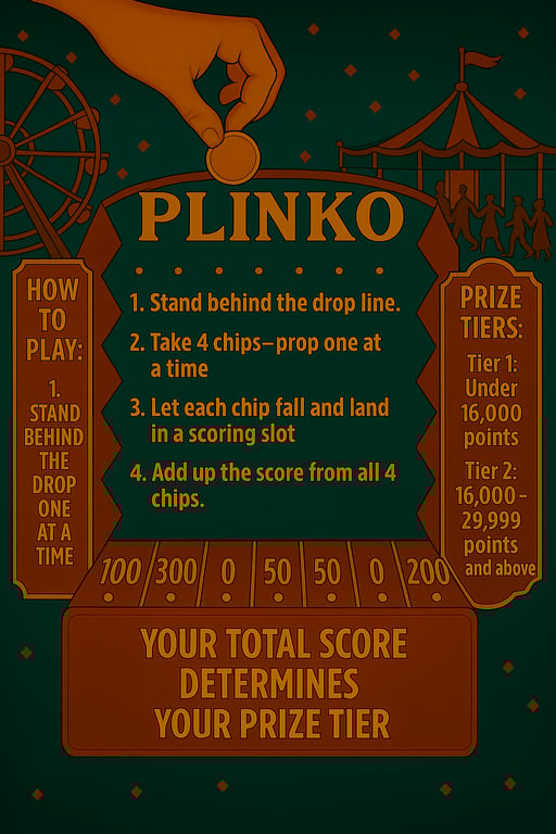 Plunko Challenge: Drop, Score, Win!