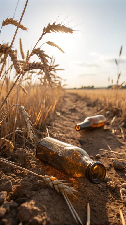 Glass and Wheat Harmony